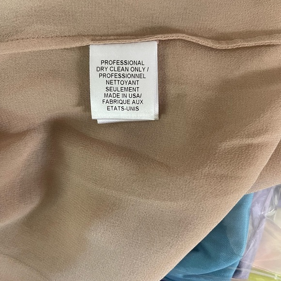 Vintage VERA WANG COLLECTION mauve pleated silk chiffon sleeveless blouse - Picture 8 of 12